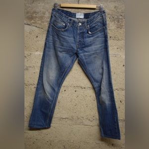 Sandro Paris Jeans Droit Slim Fit Blue Denim Jeans Size 31